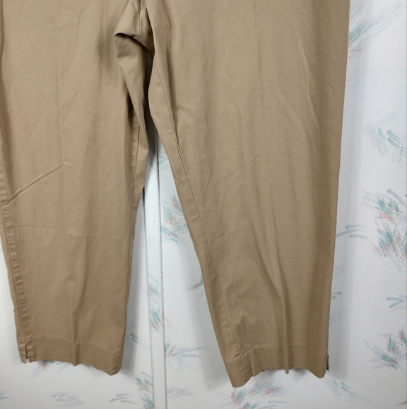 Talbots Curvy Tan Capri Pants 16 - Picture 3 of 10